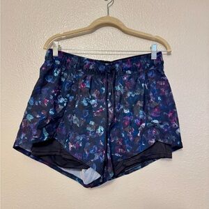 Avia Women's Blue, Purple and Black Athletic Shorts